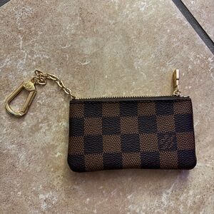Checkered Brown and Black Wallet